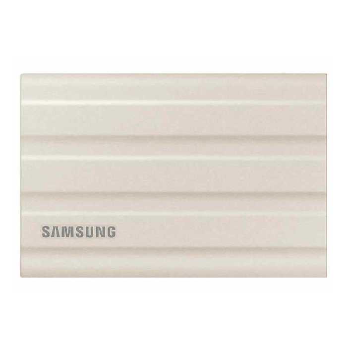 خرید هارد اس اس دی اکسترنال 1 ترابایت سامسونگ Samsung T7 Shield Beige با بهترین قیمت
