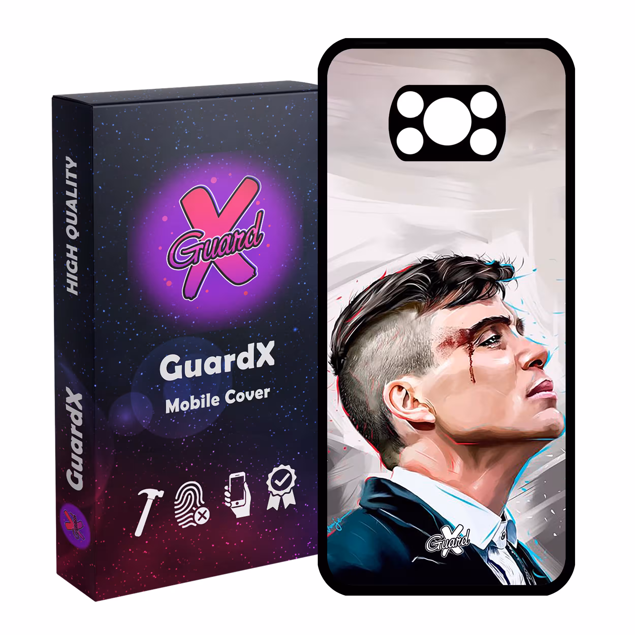 کاور گارد ایکس طرح Peaky Blinders مدل Glass10032 مناسب برای گوشی موبایل شیائومی Poco X3 / Poco X3 NFC