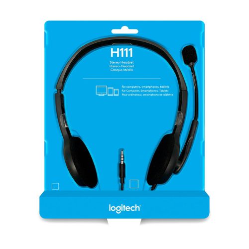 هدفون باسیم لاجیتک مدل H111 (آکبند)