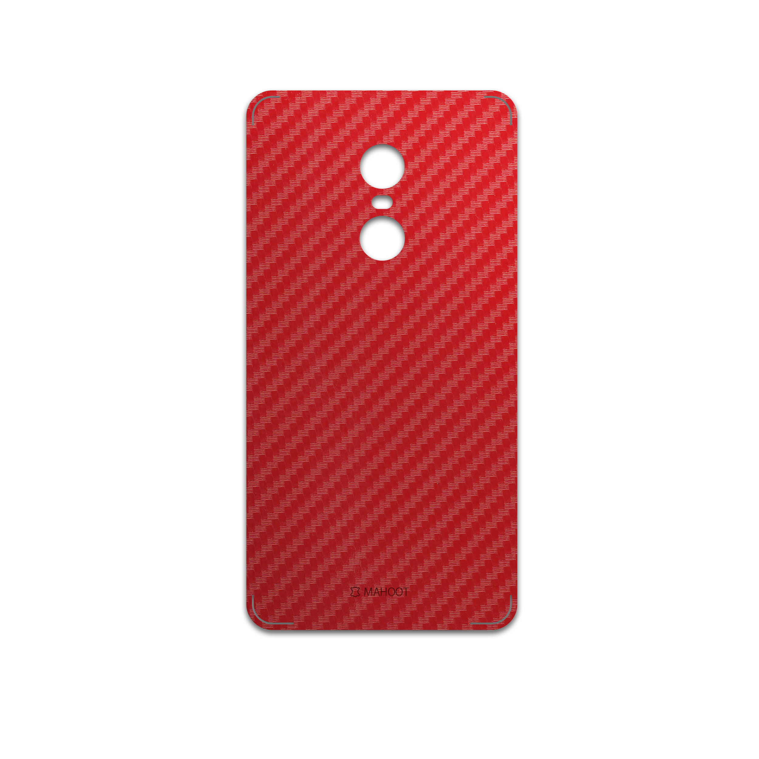 برچسب پوششی ماهوت مدل Red-Fiber مناسب برای گوشی موبایل شیائومی Redmi Note 4