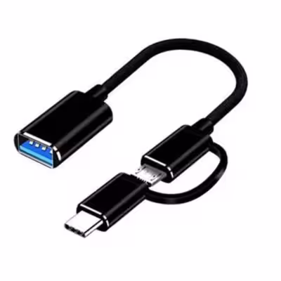 مبدل OTG microUSB USB C به USB 3 0 مدل O MUC
