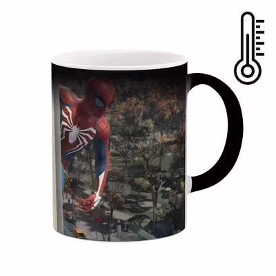 ماگ حرارتی طرح مرد عنکبوتی Spider man  مدل mgph15786