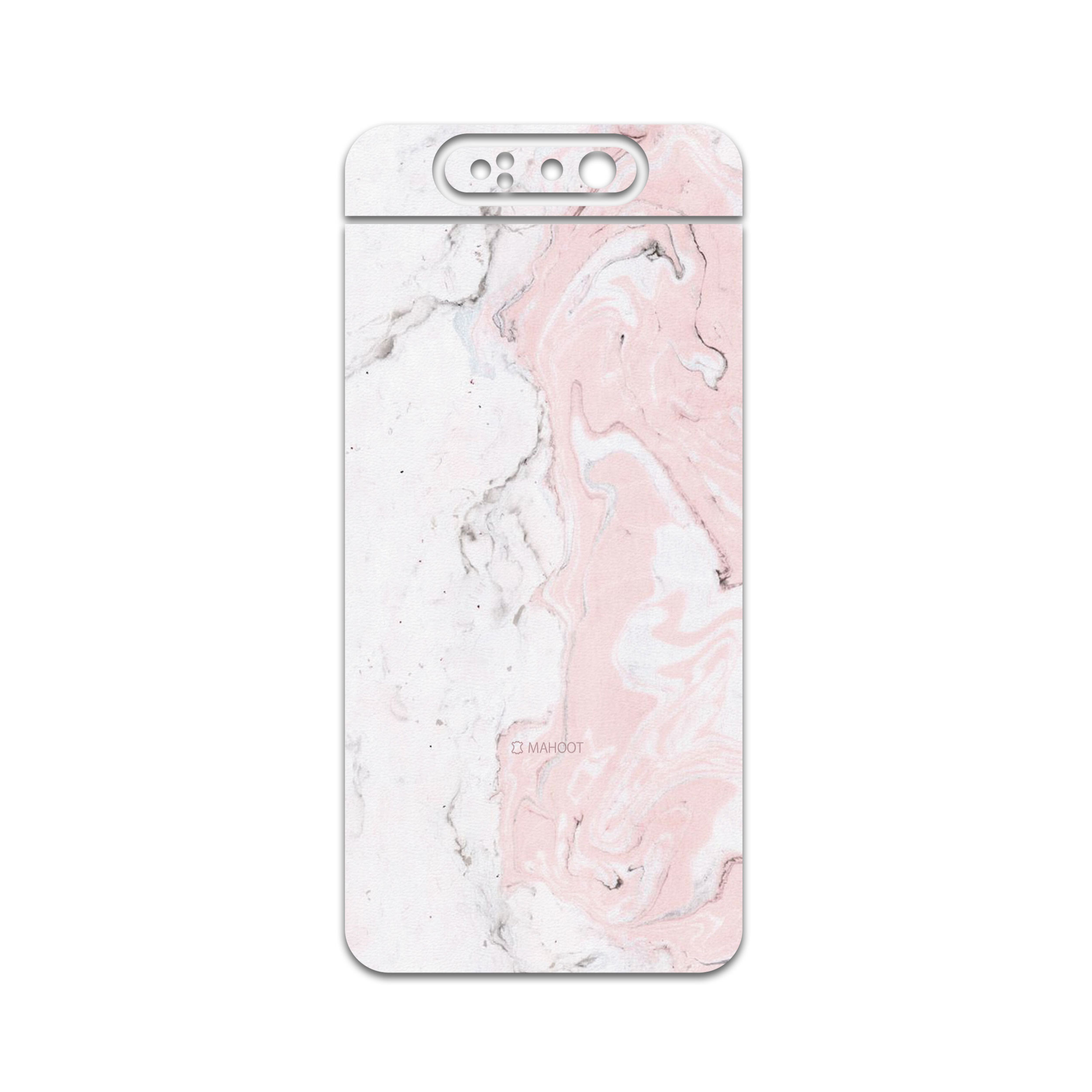 برچسب پوششی ماهوت مدل Blanco-Pink-Marble مناسب برای گوشی موبایل سامسونگ Galaxy A80