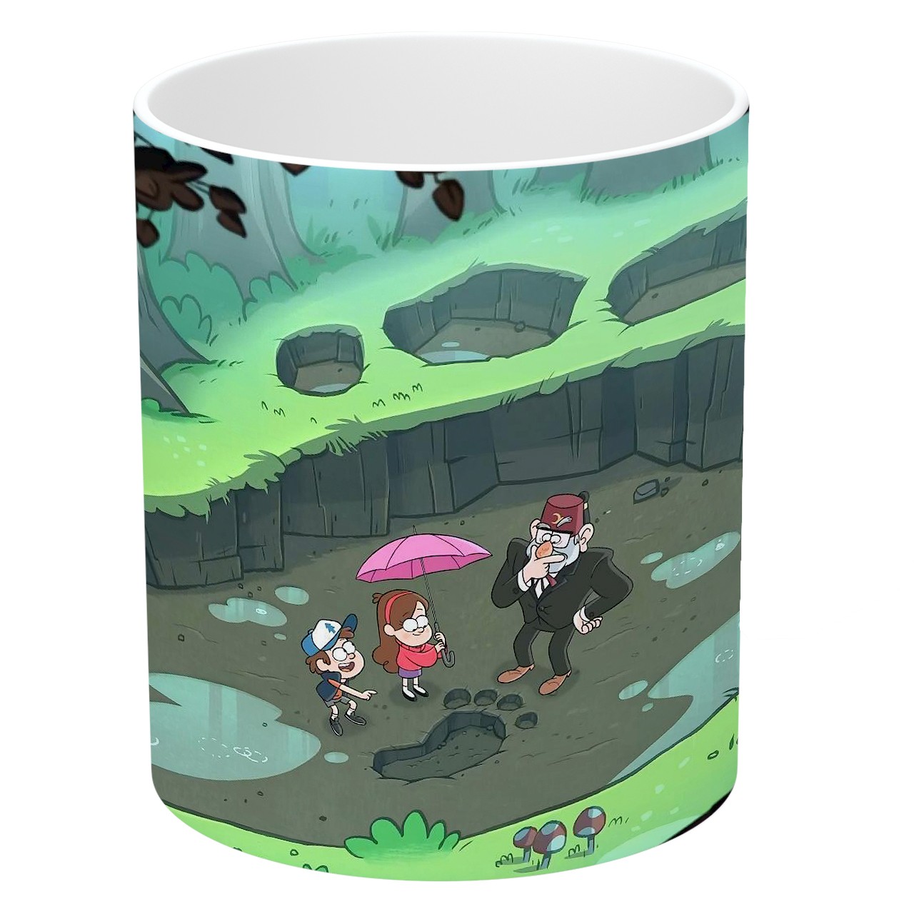 ماگ طرح انیمیشن آبشار جاذبه مدل NI1879