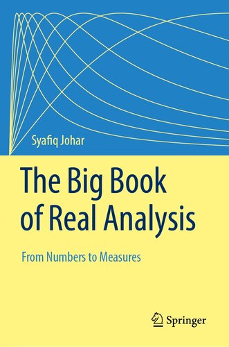 خرید و دانلود نسخه کامل کتاب The Big Book of Real Analysis: From Numbers to Measures