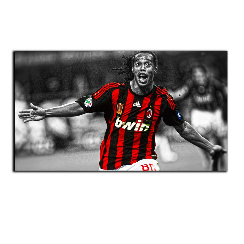 تابلو شاسی دنیای قابطرح بازیکن فوتبال رونالدینیو تیم آث میلان مدل SH-S7107 | دنیای قاب