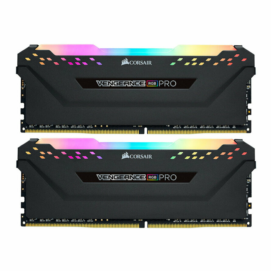 رم کورسیر VENGEANCE RGB PRO 32GB 16GBx2 3200MHz CL16 شرکتی