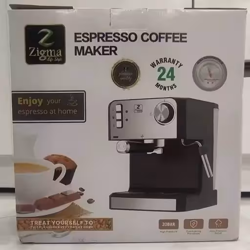 اسپرسوساز زیگما 20 بار مدل Kj60B ا Zigma Kj60B Espresso Machine 4.7 ( 10 نظر)