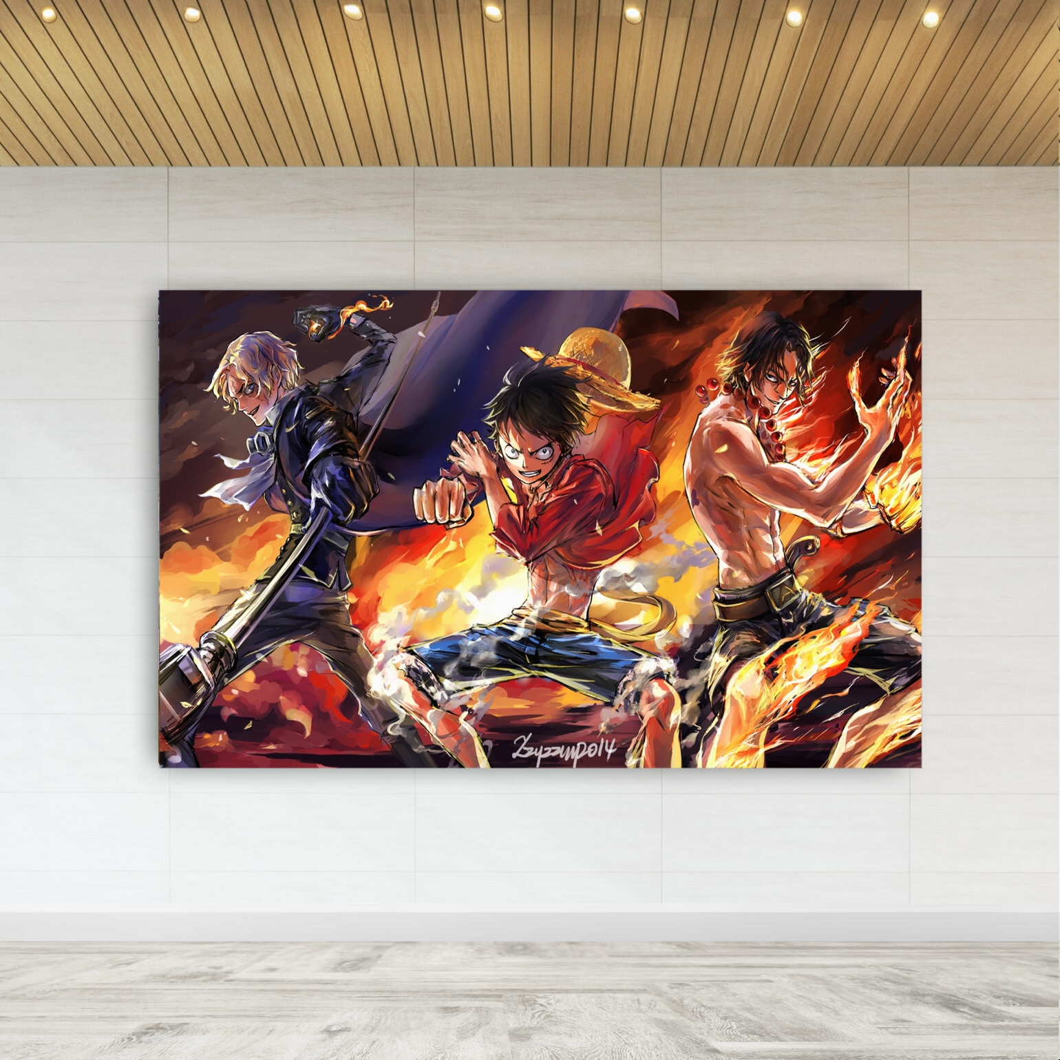 تابلو بوم طرح انیمه وان پیس - One Piece مدل SDB510