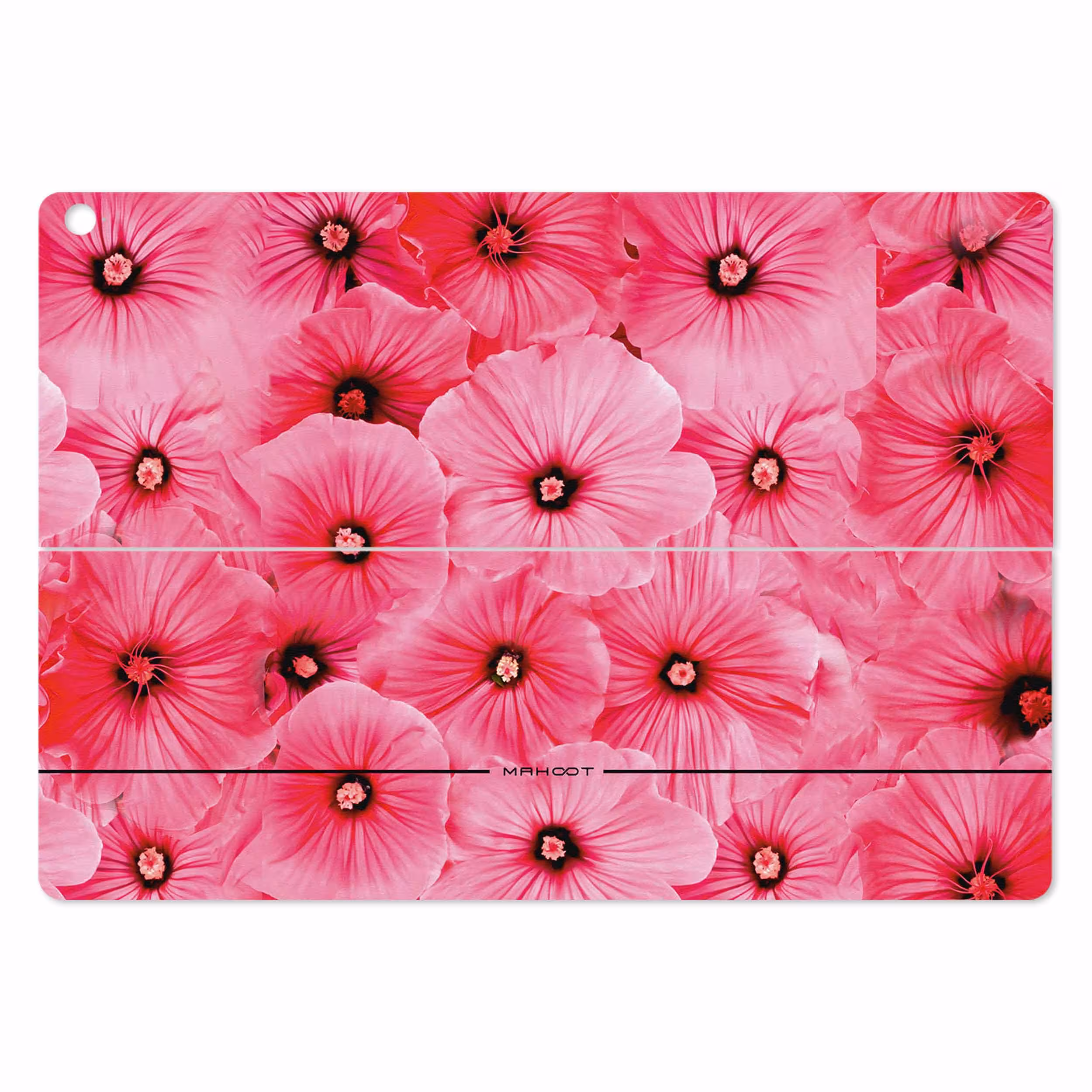 برچسب پوششی ماهوت مدل Pink-Flower مناسب برای تبلت ایسوس Transformer 3 Pro 2016