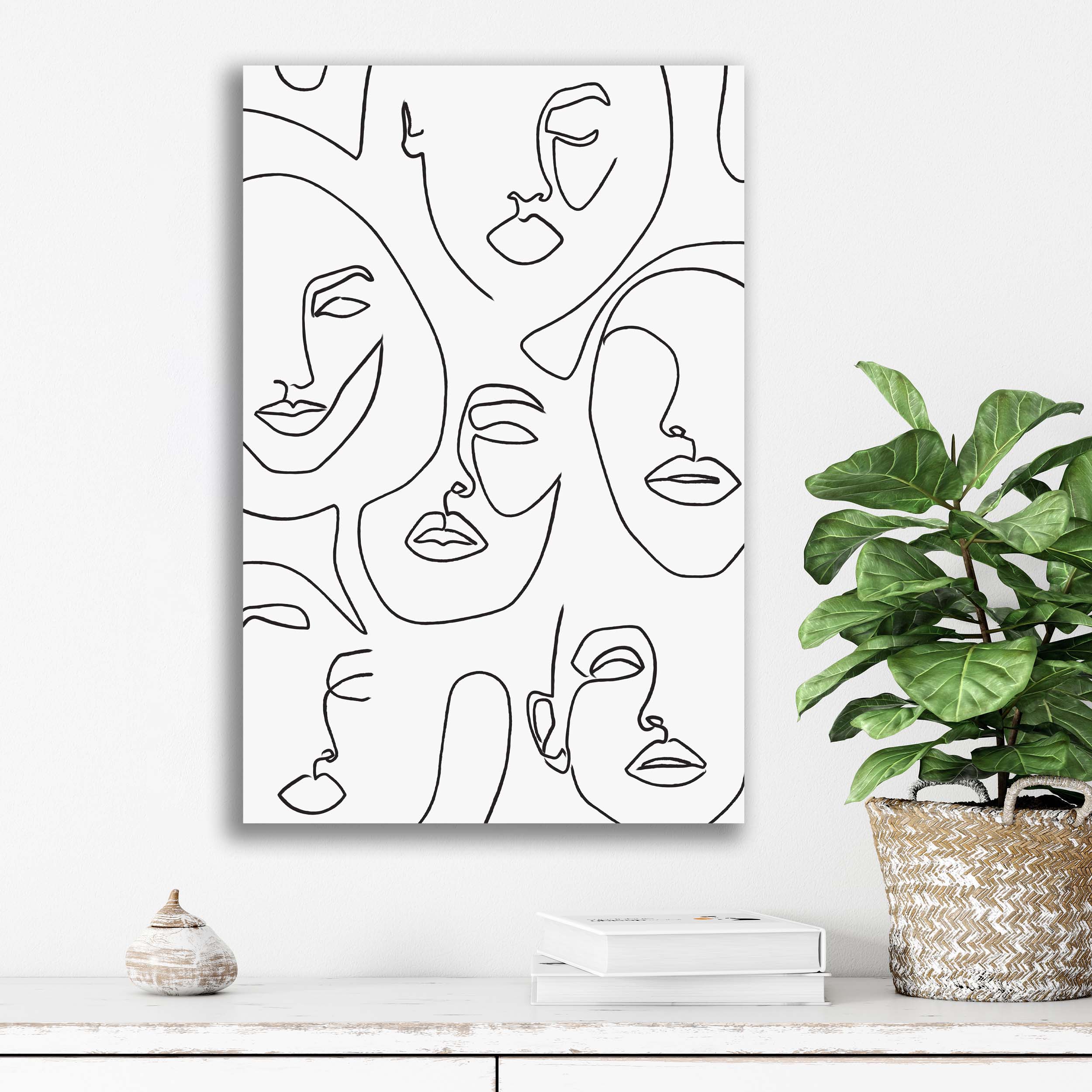 تابلو شاسی آتریسا مدل لاین ارت مینیمالAbstract Line