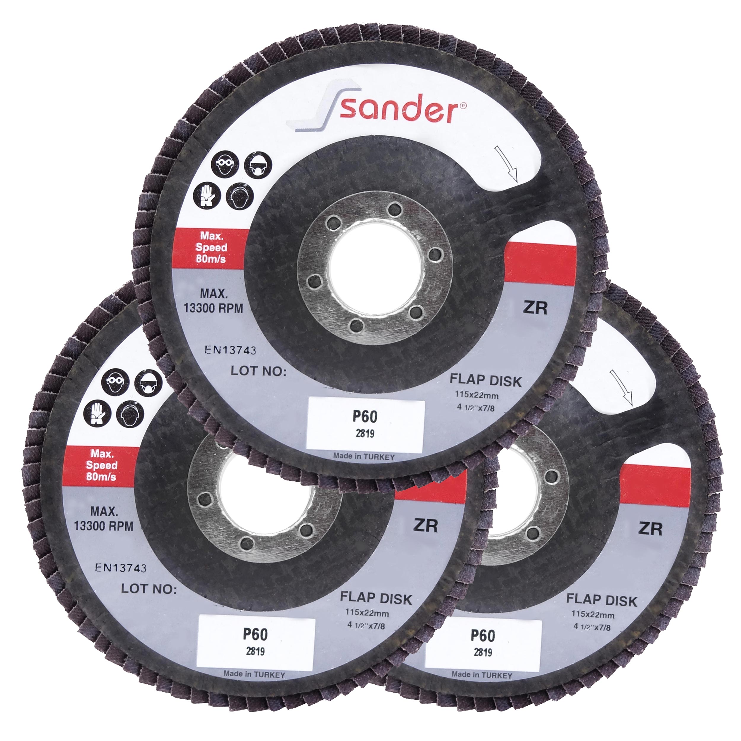 صفحه فلاپ ساندر مدل MMA-SD-60ZR3- مجموعه 3 عددی