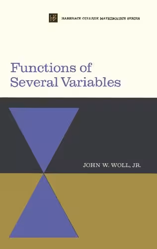 خرید و دانلود نسخه کامل کتاب Functions Of Several Variables