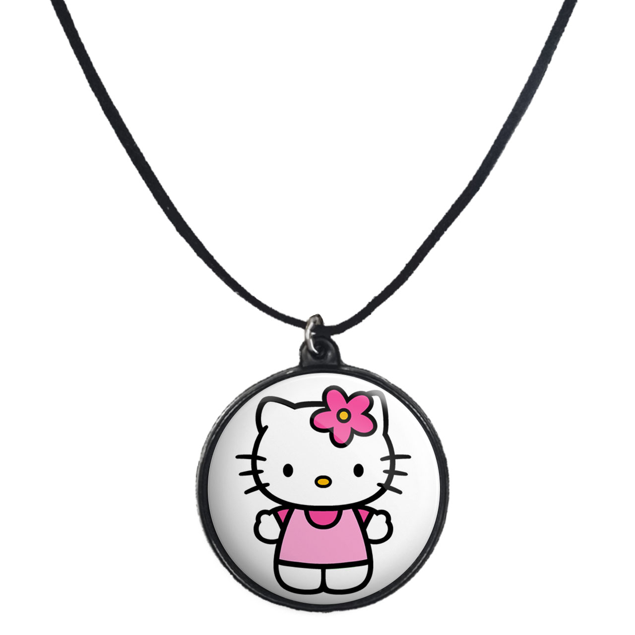 گردنبند پرمانه طرح Kitty کد pmb.27311مدل دو طرفه