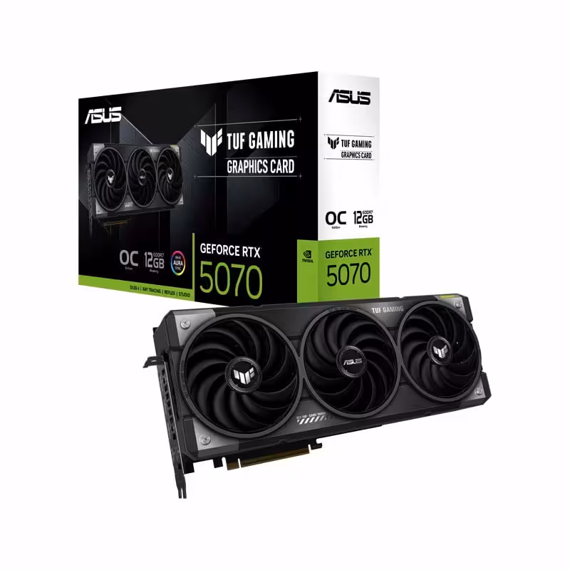 کارت گرافیک ایسوس TUF Gaming GeForce RTX5070 12G OC D7