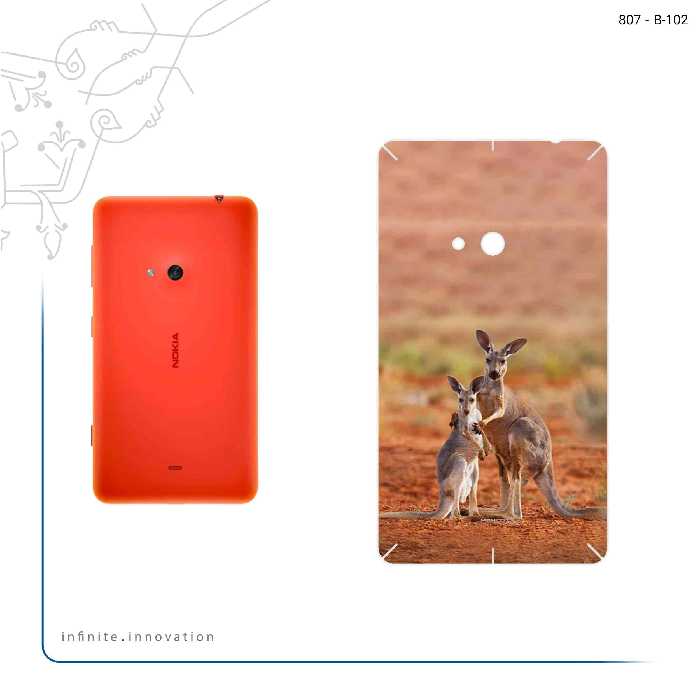برچسب پوششی ماهوت مدل Kangaroo مناسب برای گوشی موبایل نوکیا Lumia 625