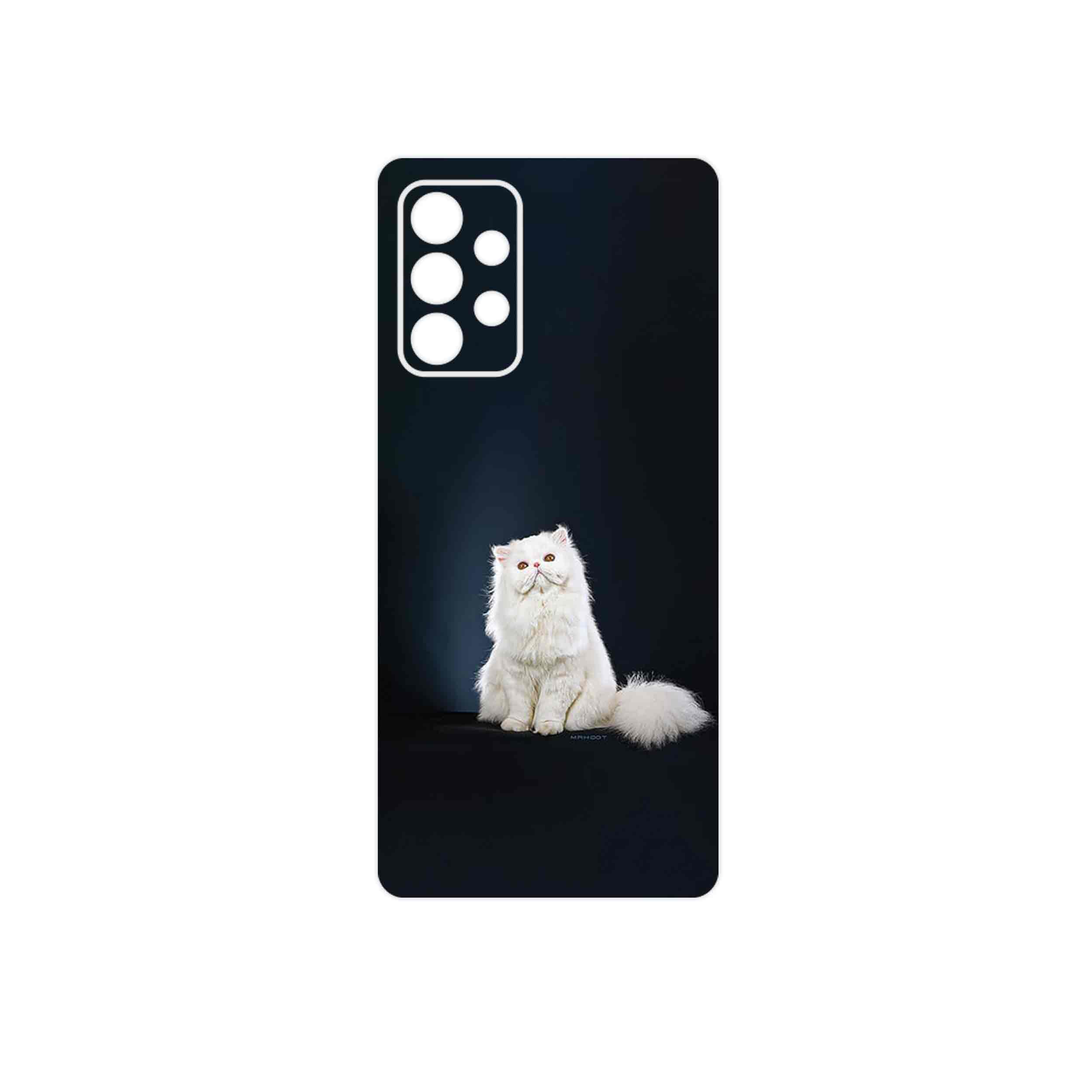 برچسب پوششی ماهوت مدل Persian_cat مناسب برای گوشی موبایل سامسونگ Galaxy A52 4G
