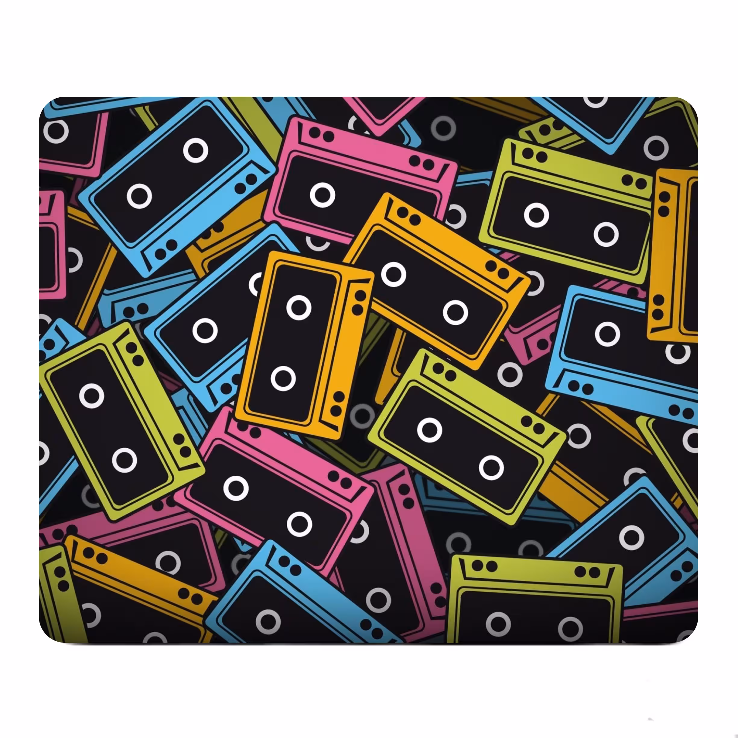 ماوس پد طرح Neon Tape مدل W11