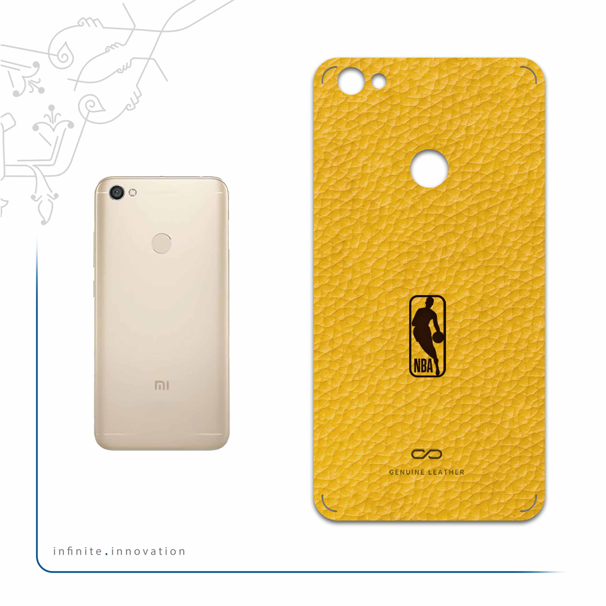 برچسب پوششی ماهوت مدل ML-NBA مناسب برای گوشی موبایل شیائومی Redmi Note 5A Prime