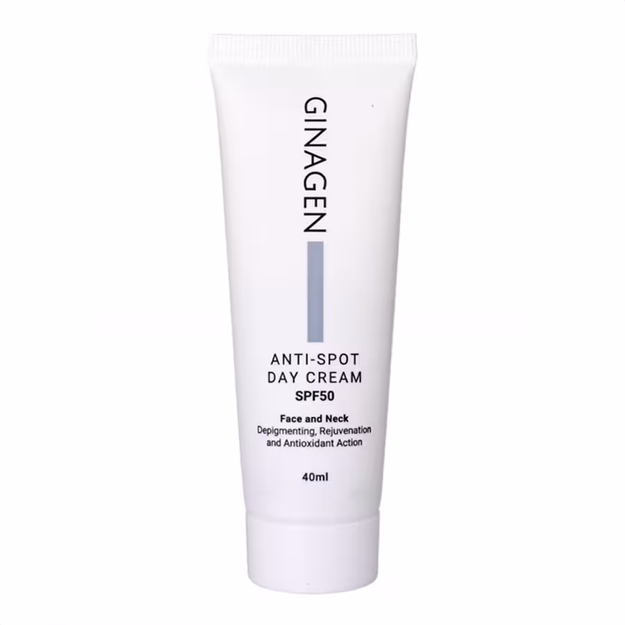 کرم ضد آفتاب و ضد لک SPF 50 ژیناژن | مناسب رفع لک روز | 40ml