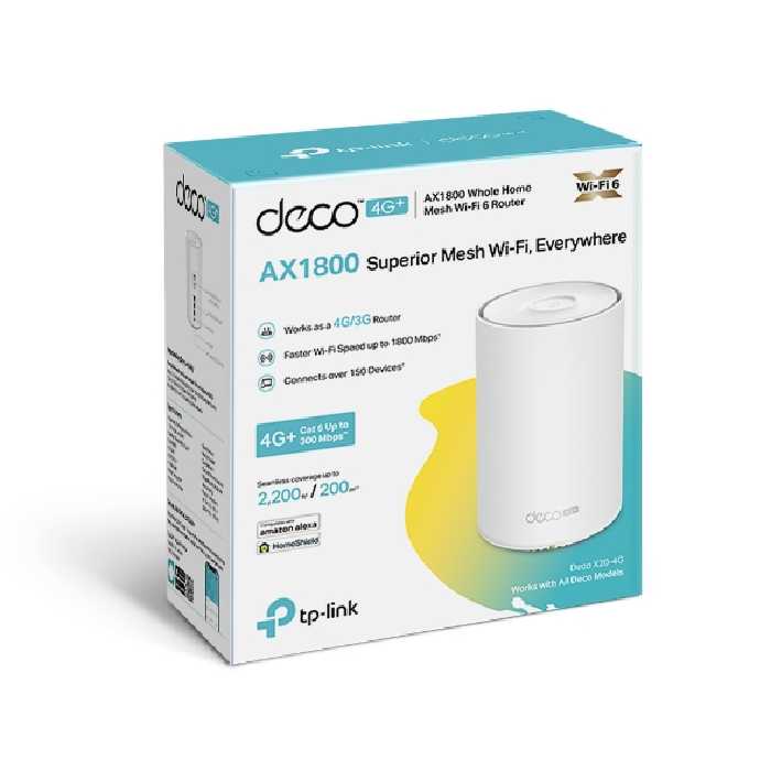 Tp-link Deco X20-4G  AX1800 Whole Home Mesh WiFi 6 - تکنو لینک 148
