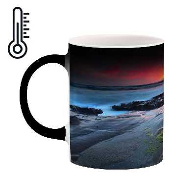 ماگ حرارتی کاکتی طرح منظره مدل mgh14086