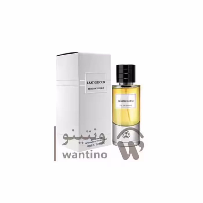 عطر ادکلن مردانه دیور لدر عود فراگرنس ورد (Fragrance World Dior Leather Oud)