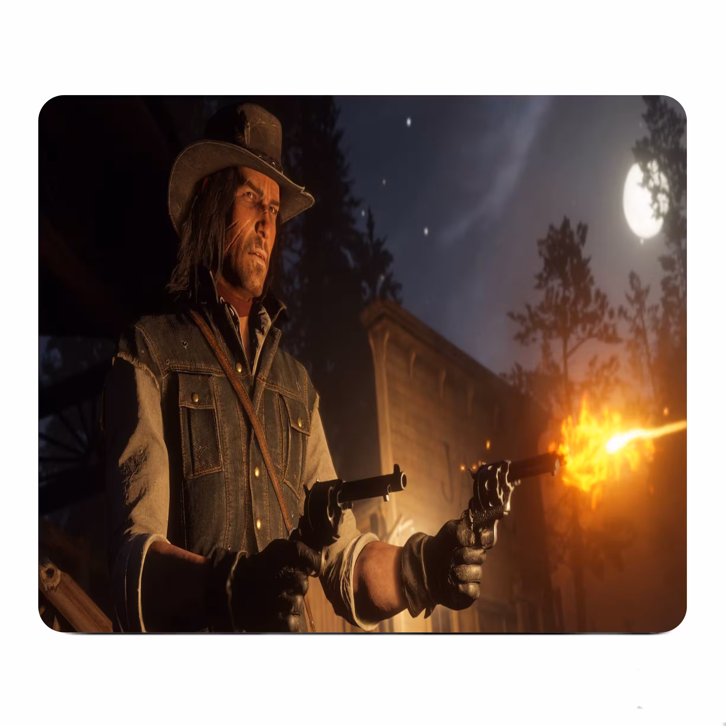 ماوس پد طرح Red Dead Redemption 2 مدل W11
