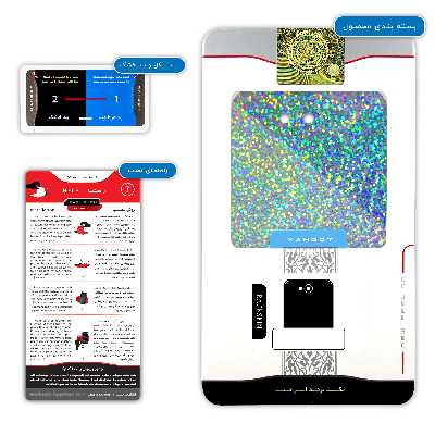 برچسب پوششی ماهوت مدل Holographic مناسب برای گوشی موبایل ال جی X Power 2