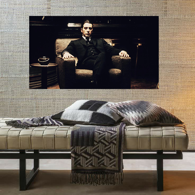 تابلو شاسی طرح شاسی پدرخوانده مدل مایکل کورلئونه کد AR31089 | دنیای قاب