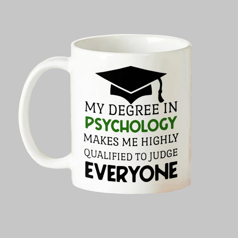 ماگ طرح دانشجو روانشناسی