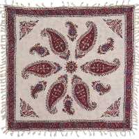 سفره  قلمکار سنتی اصفهان سایز 80 در 80 سانتی متر مربع