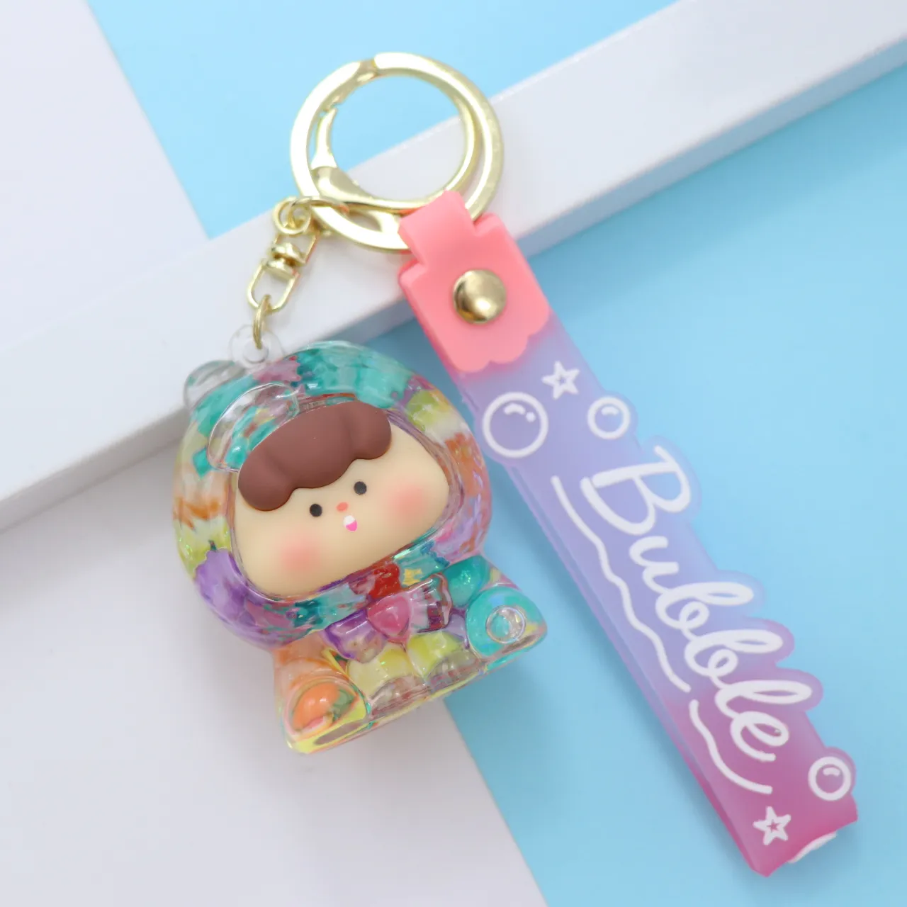 سرکلیدی آکواریومی سیلیکونی بچه متعجب 30981