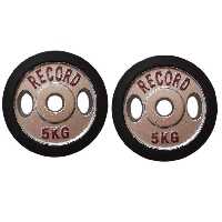 وزنه دمبل رکورد مدل 55858 وزن 5 کیلوگرم بسته 2 عددی