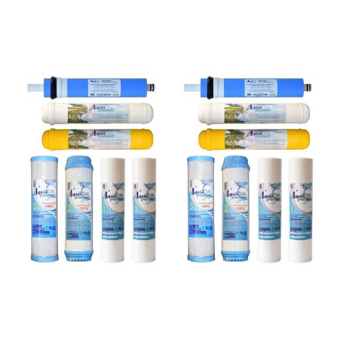 فیلتر دستگاه تصفیه آب آکوا پیورست مدل SF 14 مجموعه 14 عددی