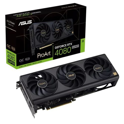 کارت گرافیک ایسوس مدل ProArt GeForce RTX 4080 SUPER GDDR6X OC Edition حافظه 16 گیگابایت(آکبند-گارانتی شرکتی)