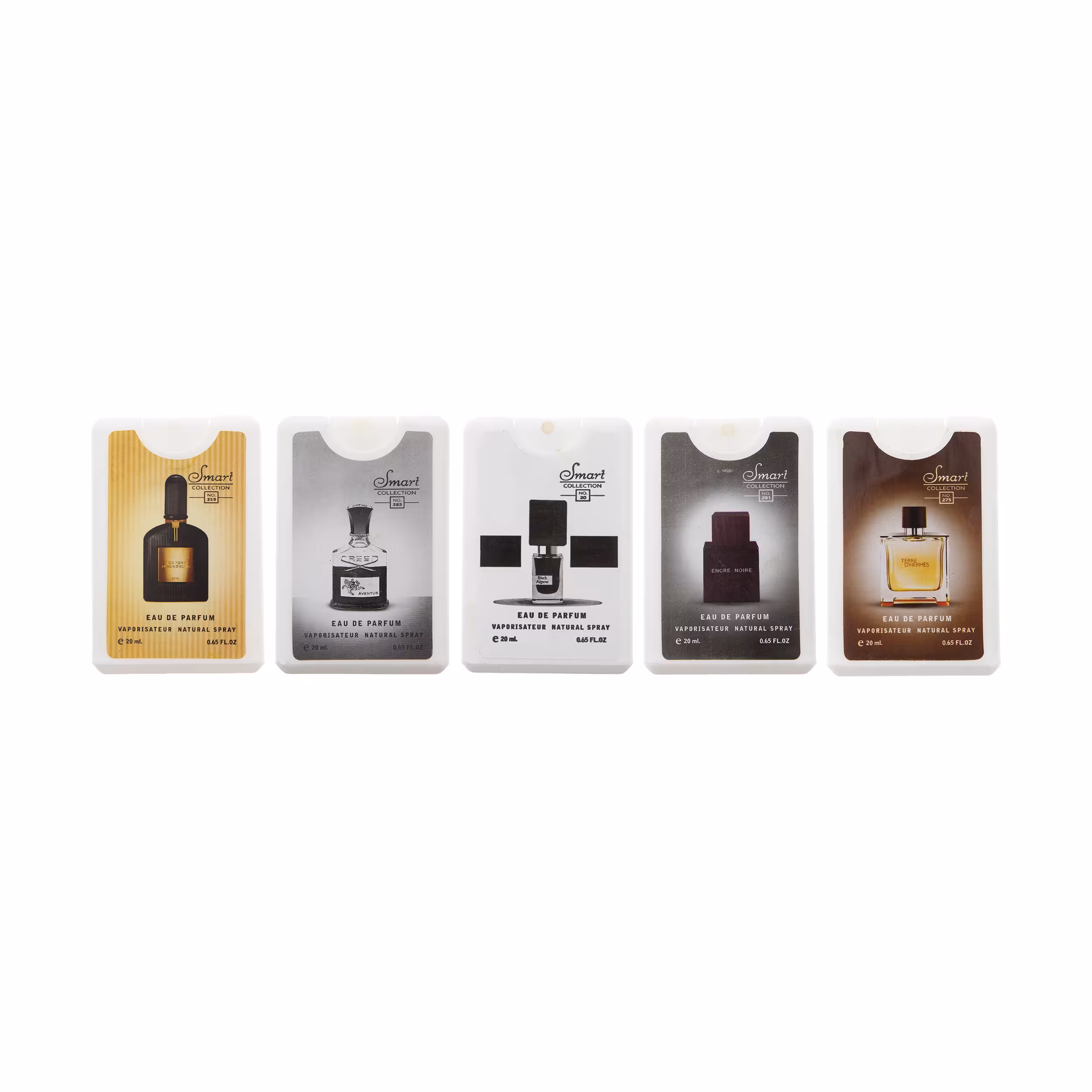 عطر جیبی مردانه اسمارت کالکشن حجم 20 میلی لیتر بسته 5 عددی