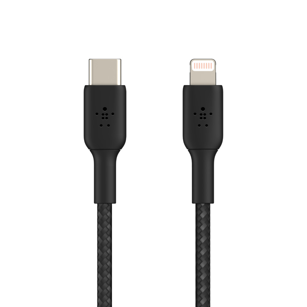 کابل تبدیل  USB-C به لایتنینگ بلکین مدل CAA004bt2MBK Fast Charge طول 2 متر