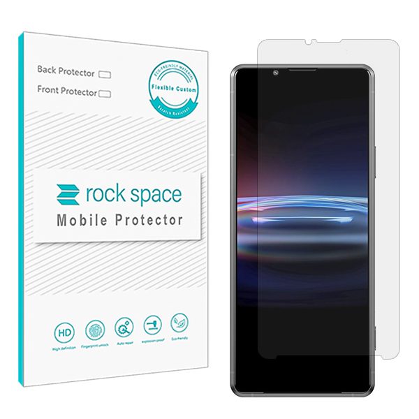گلس سونی Xperia Pro-I (اکسپریا پرو آی سونی) مدل نانو هیدروژل شفاف برند راک اسپیس کد S