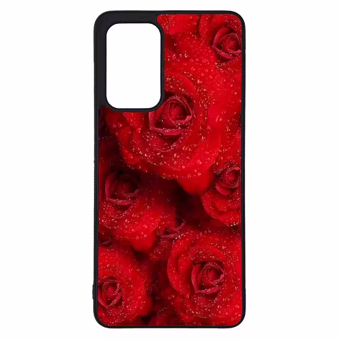 کاور طرح گل رز کد G-012 مناسب برای گوشی موبایل سامسونگ Galaxy A52s / A52 / A52 5G | دیجی قاب دونی