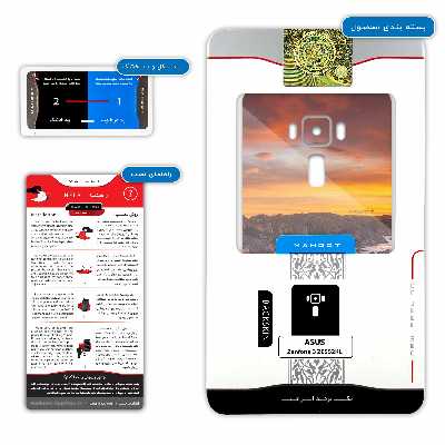 برچسب پوششی ماهوت مدل Waterfall مناسب برای گوشی موبایل ایسوس Zenfone 3 ZE552KL