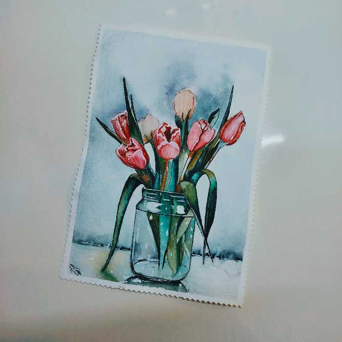 نقاشی و تابلو گل