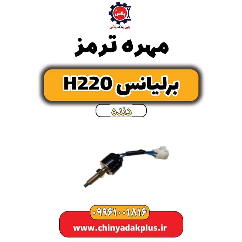 مهره ترمز برلیانس h220 دنده ای