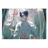 تابلو شاسی طرح انیمه جوجوتسو کایسن یوتا مدل NV0561