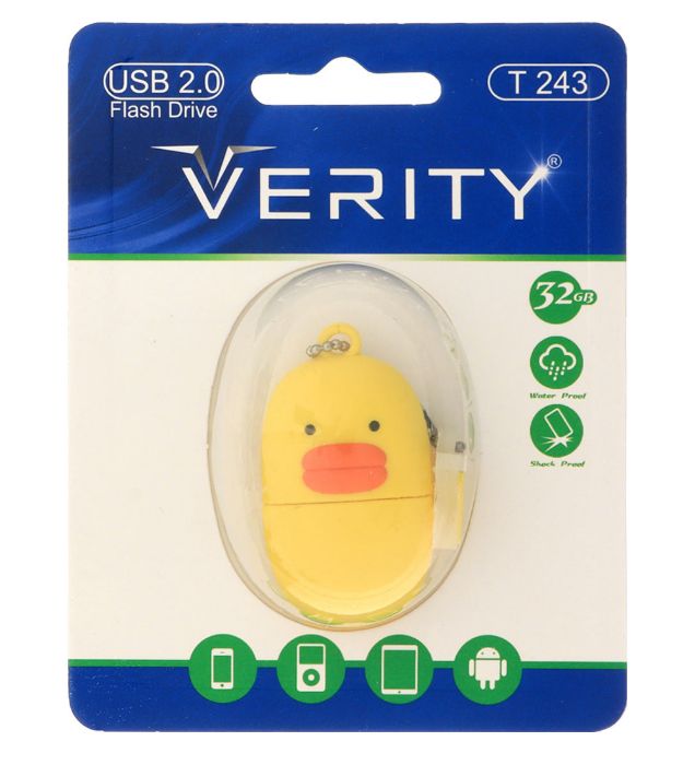 فلش مموری عروسکی وریتی مدل T243 USB 2.0 ظرفیت 32 گیگابایت