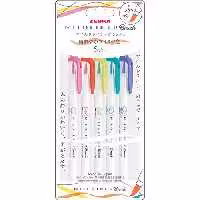 ماژیک براش دو سر زبرا مدل Mildliner – تم نارنجی