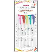 ماژیک براش دو سر زبرا مدل Mildliner – تم نارنجی