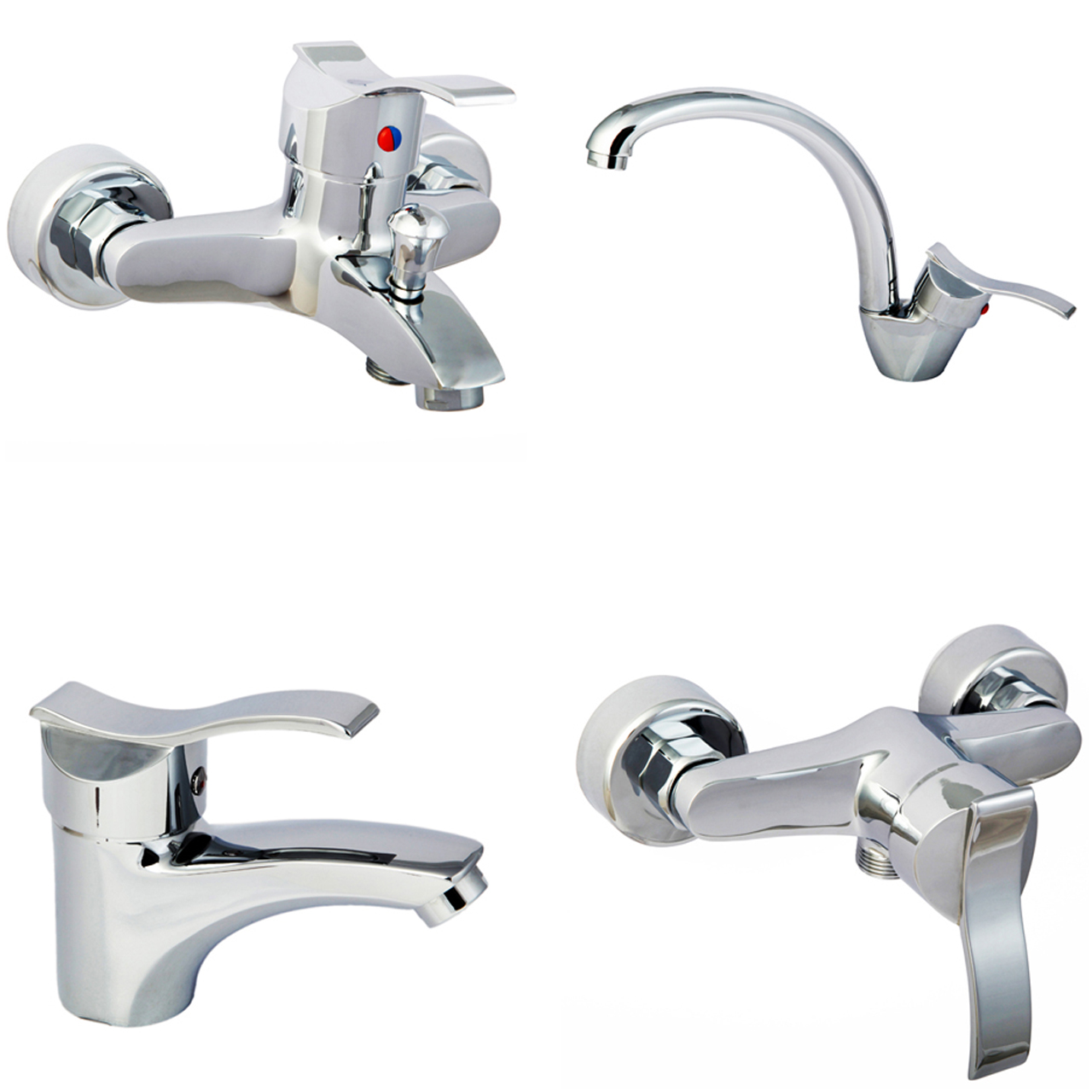 ست شیرآلات دنیز مدل 1 مجموعه 4 عددی