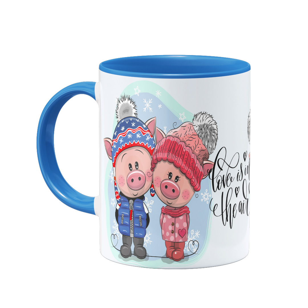 ماگ نمااستور مدل خوک های عاشق کد 1356