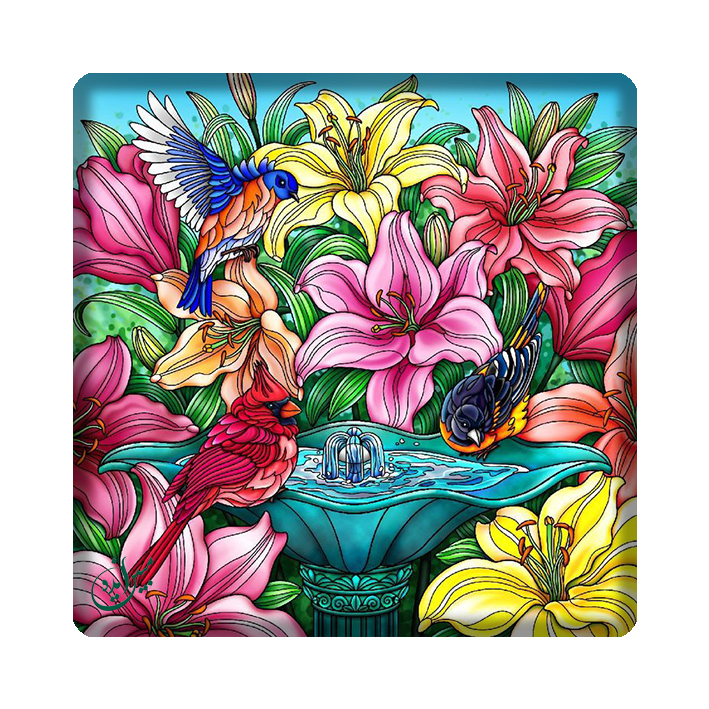 کاشی مبین ایده مدل گل kh10 کد 1060